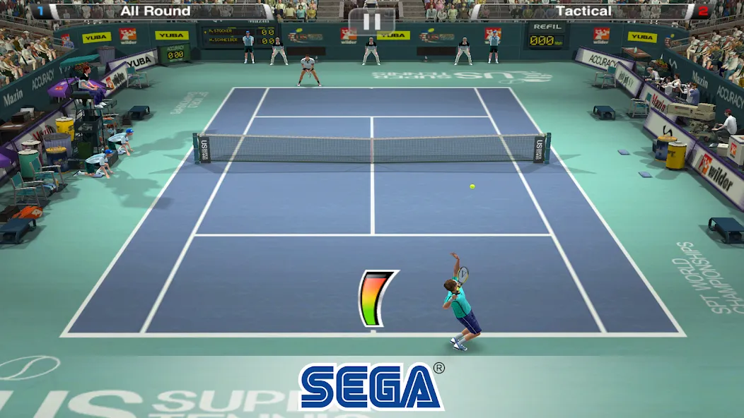 Virtua Tennis Challenge — последняя версия с модом (Безлимитные деньги и энергия) — скриншот 2