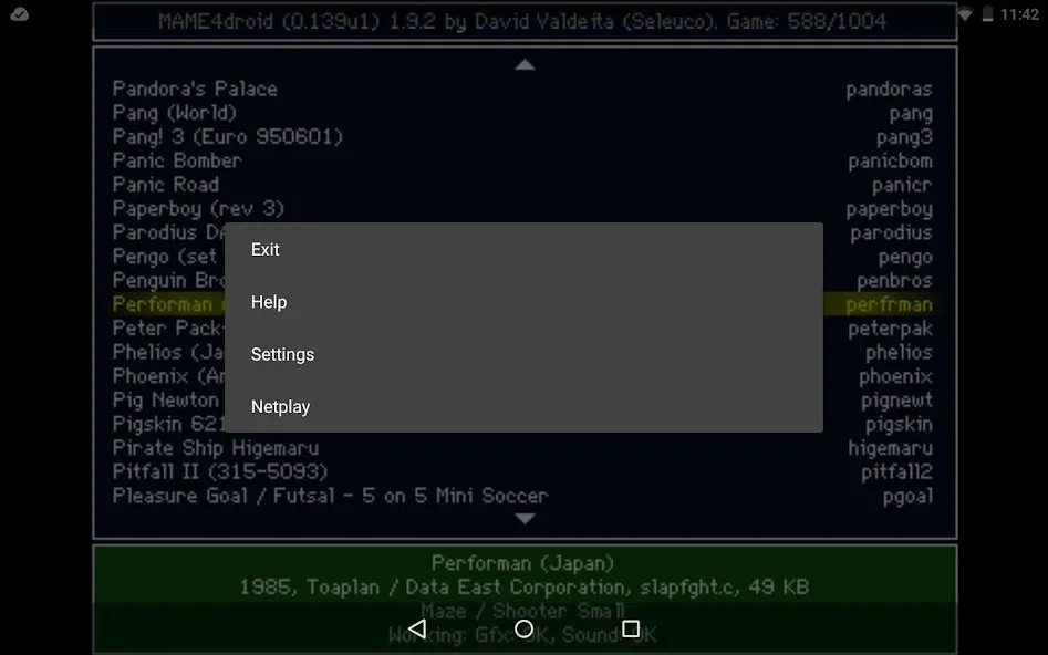 MAME4droid (0.139u1] — последняя версия с модом (Улучшенная совместимость и быстрая загрузка) — скриншот 4