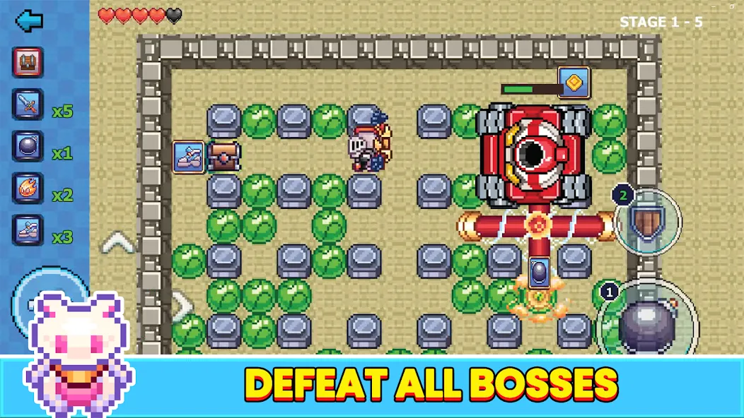 Bomber Land мод на Андроид: Безлимитные бомбы и монеты — скриншот 4 Bomber Land мод на Андроид: Безлимитные бомбы и монеты — скриншот 4