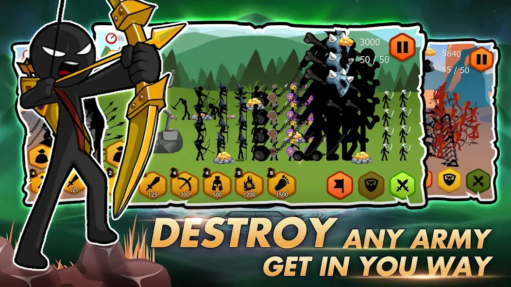 Мод Stick Dynasty — Безлимитные деньги и алмазы, скачать APK — скриншот 1