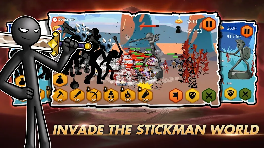 Мод Stick Dynasty — Безлимитные деньги и алмазы, скачать APK — скриншот 3