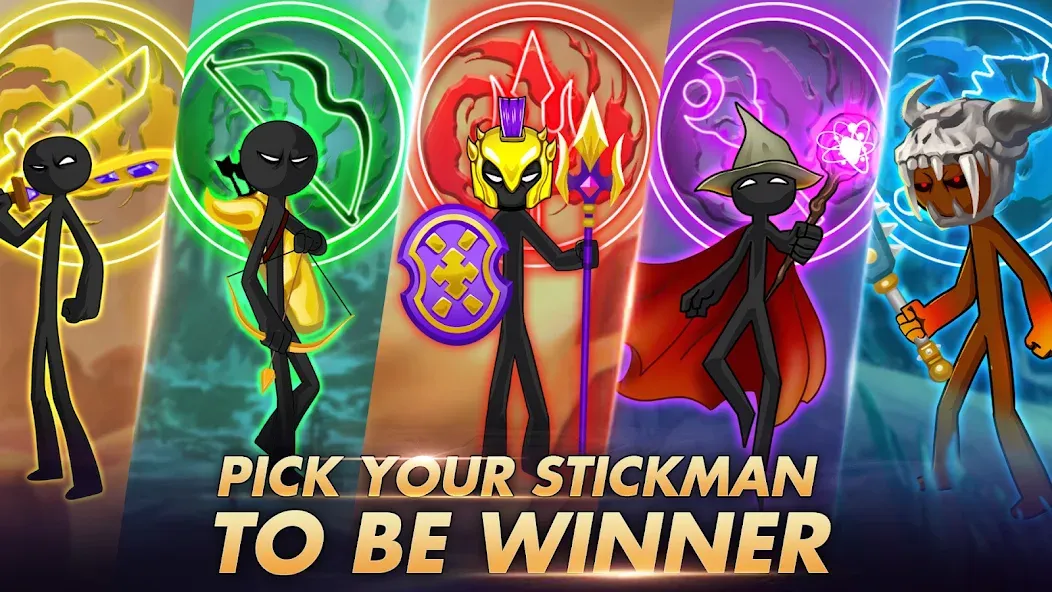 Мод Stick Dynasty — Безлимитные деньги и алмазы, скачать APK — скриншот 4