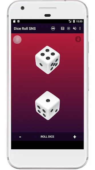 Dice Roll SNS взломанный APK — Бесконечные броски и бонусы — скриншот 1 Dice Roll SNS взломанный APK — Бесконечные броски и бонусы — скриншот 1