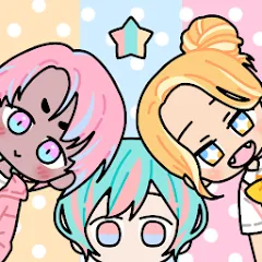 Pastel Friends : Dress Up Game (Мод: Разблокированы все наряды и аксессуары) — скачать на Андроид