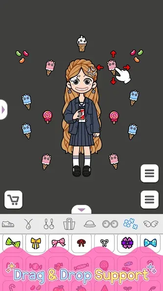 Lily Story : Dress Up Game бесплатно на Андроид — мод: Все наряды и аксессуары открыты — скриншот 3 Lily Story : Dress Up Game бесплатно на Андроид — мод: Все наряды и аксессуары открыты — скриншот 3