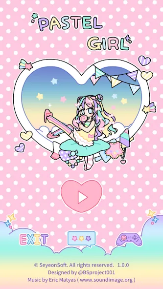 Pastel Girl : Dress Up Game взломанный APK — Разблокированы все наряды и аксессуары — скриншот 1