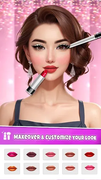 Скачать взлом Fashion Artist: Makeup Game — Безлимитные деньги и все наряды — скриншот 1 Скачать взлом Fashion Artist: Makeup Game — Безлимитные деньги и все наряды — скриншот 1