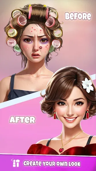 Скачать взлом Fashion Artist: Makeup Game — Безлимитные деньги и все наряды — скриншот 3 Скачать взлом Fashion Artist: Makeup Game — Безлимитные деньги и все наряды — скриншот 3