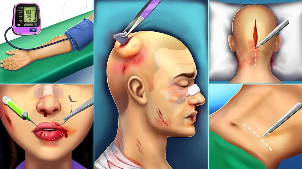 Surgery Simulator Doctor Game MOD APK скачать на Андроид — Без рекламы и всё открыто — скриншот 4