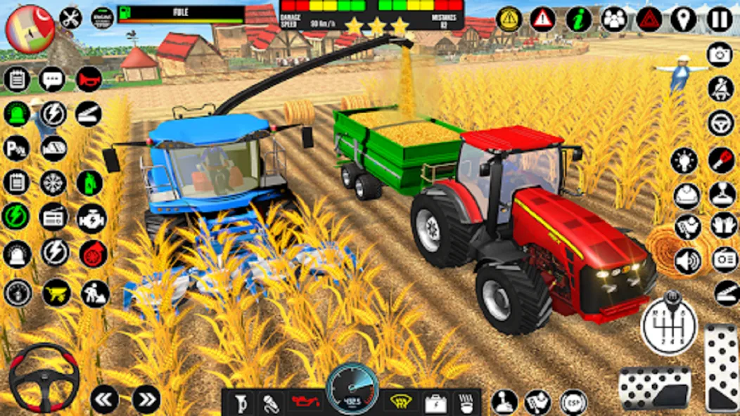 Indian Tractor Driving Game 3D бесплатно на Андроид — мод: Безлимитные деньги и топливо — скриншот 3 Indian Tractor Driving Game 3D бесплатно на Андроид — мод: Безлимитные деньги и топливо — скриншот 3
