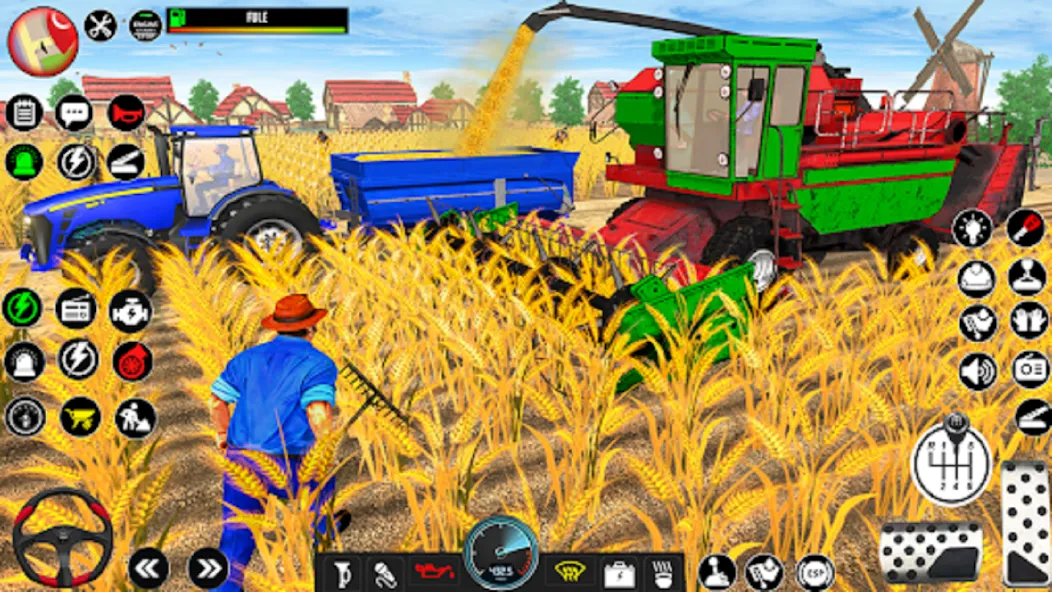 Indian Tractor Driving Game 3D бесплатно на Андроид — мод: Безлимитные деньги и топливо — скриншот 4 Indian Tractor Driving Game 3D бесплатно на Андроид — мод: Безлимитные деньги и топливо — скриншот 4