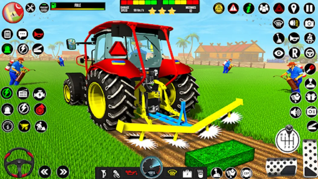 Indian Tractor Driving Game 3D бесплатно на Андроид — мод: Безлимитные деньги и топливо — скриншот 5 Indian Tractor Driving Game 3D бесплатно на Андроид — мод: Безлимитные деньги и топливо — скриншот 5