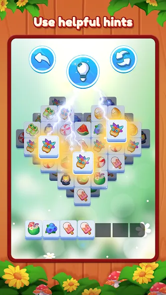 Triple Connect: Match Tile — последняя версия с модом (Безлимитные подсказки и отмены ходов) — скриншот 4 Triple Connect: Match Tile — последняя версия с модом (Безлимитные подсказки и отмены ходов) — скриншот 4