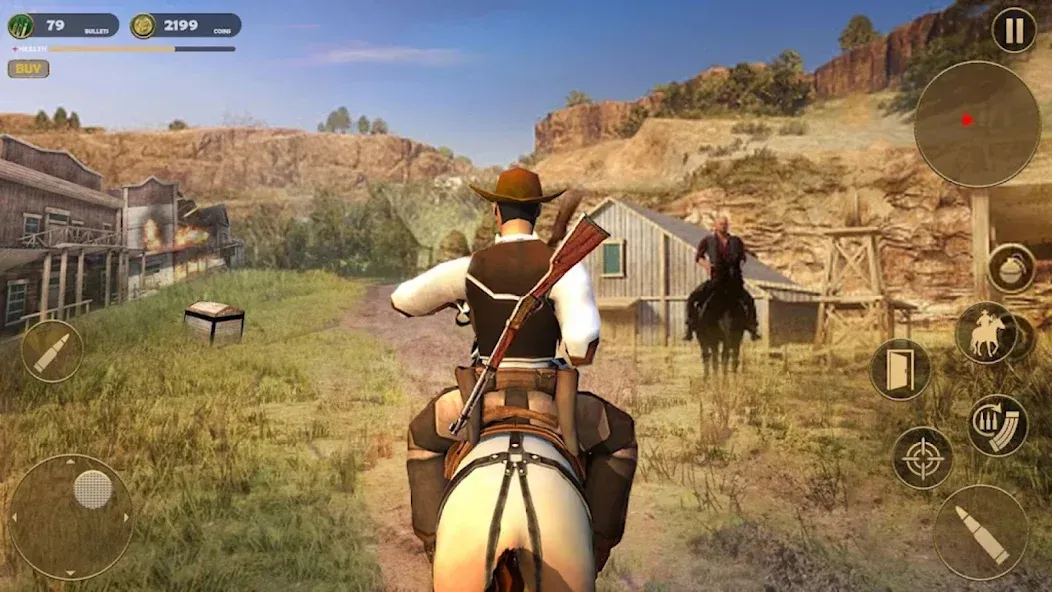 West Cowboy - Gunfighter Game взломанный APK — Много денег и патронов — скриншот 3 West Cowboy - Gunfighter Game взломанный APK — Много денег и патронов — скриншот 3