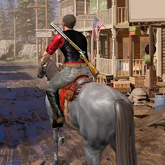 West Cowboy - Gunfighter Game взломанный APK — Много денег и патронов