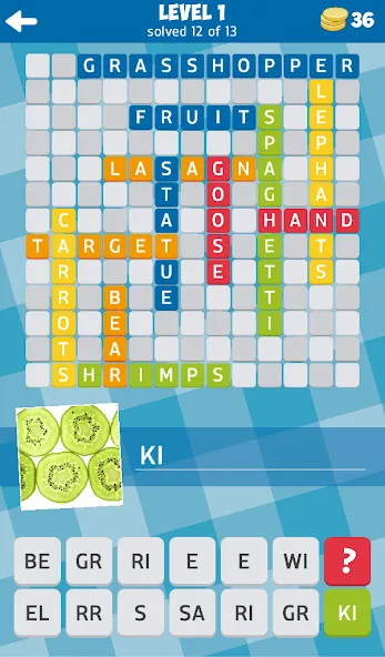 Word Connect — последняя версия с модом (Безлимитные подсказки и монеты) — скриншот 1