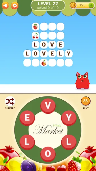 Word Market взлом APK — Безлимитные подсказки и монеты — скриншот 3 Word Market взлом APK — Безлимитные подсказки и монеты — скриншот 3