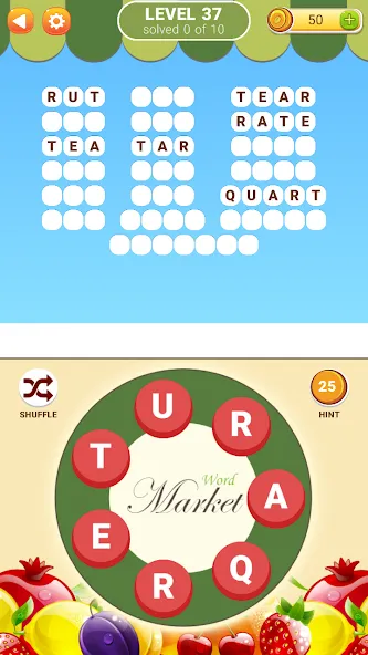 Скачать Word Market 2 Mod APK — Безлимитные деньги и подсказки — скриншот 4 Скачать Word Market 2 Mod APK — Безлимитные деньги и подсказки — скриншот 4