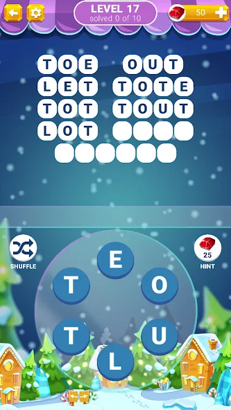 Word Connection: Puzzle Game MOD APK: Безлимитные подсказки и уровни — скриншот 2 Word Connection: Puzzle Game MOD APK: Безлимитные подсказки и уровни — скриншот 2