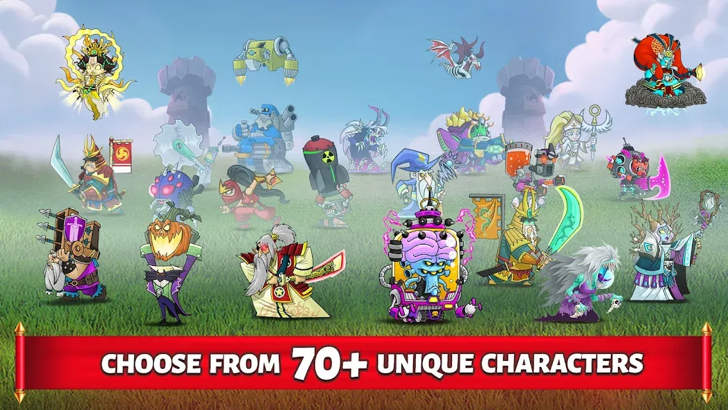 Tower Conquest: Tower Defense — Безлимитные деньги и открыты все уровни, скачать мод APK — скриншот 1 Tower Conquest: Tower Defense — Безлимитные деньги и открыты все уровни, скачать мод APK — скриншот 1