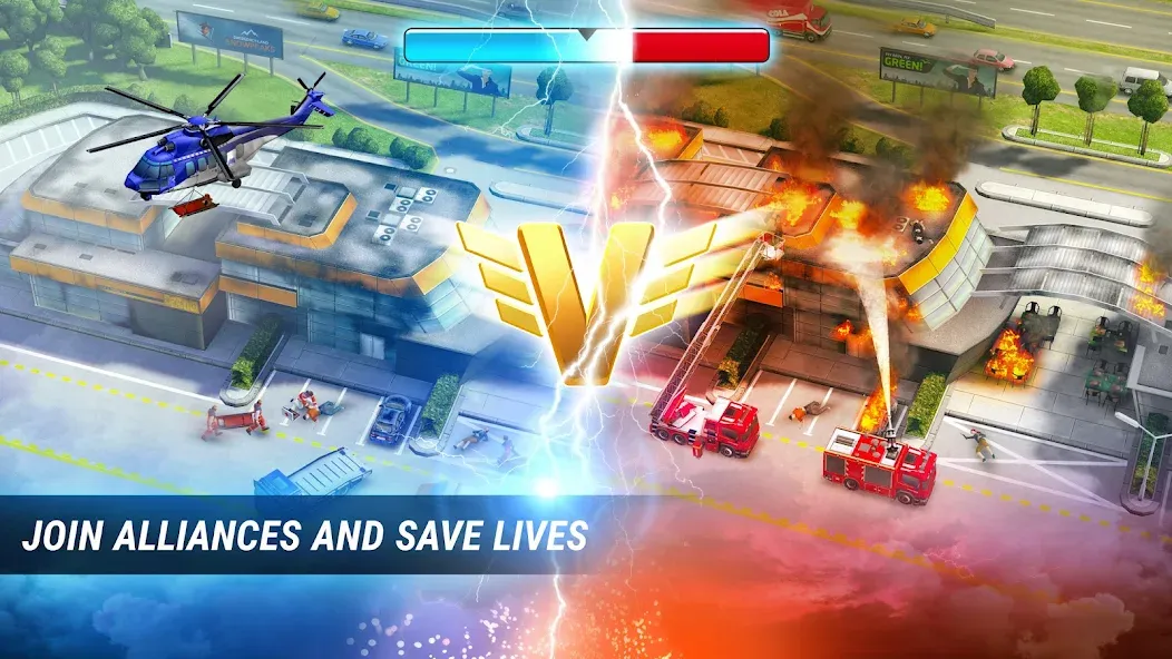 Мод EMERGENCY HQ: rescue strategy — Безлимитные деньги и ресурсы, скачать APK — скриншот 3 Мод EMERGENCY HQ: rescue strategy — Безлимитные деньги и ресурсы, скачать APK — скриншот 3