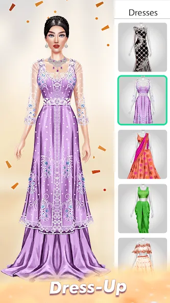 Скачать Makeup, Fashion Dress up Games последней версии — Безлимитные деньги и все наряды — скриншот 3