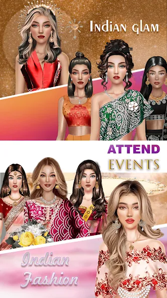 Скачать Makeup, Fashion Dress up Games последней версии — Безлимитные деньги и все наряды — скриншот 5