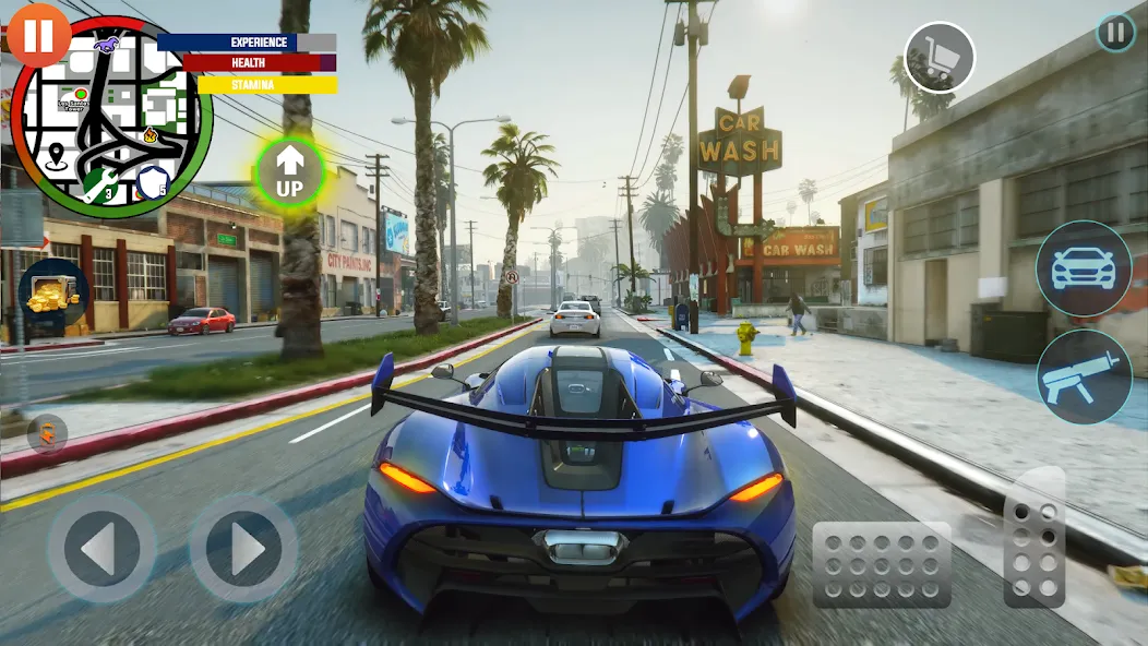 Gangster Games Crime Simulator — Безлимитные деньги и оружие, скачать мод APK — скриншот 4 Gangster Games Crime Simulator — Безлимитные деньги и оружие, скачать мод APK — скриншот 4