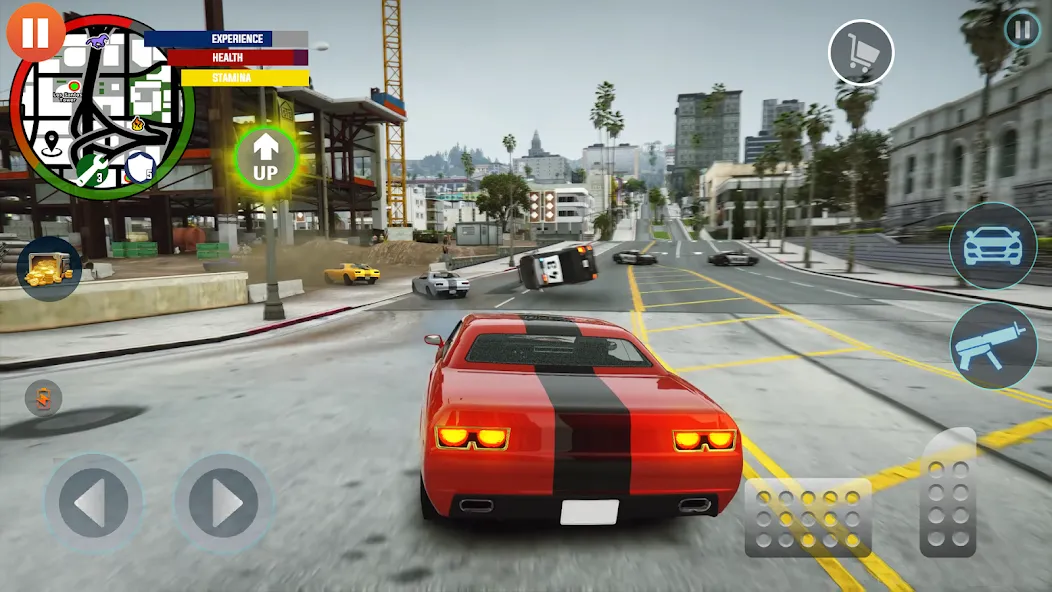 Gangster Games Crime Simulator — Безлимитные деньги и оружие, скачать мод APK — скриншот 5 Gangster Games Crime Simulator — Безлимитные деньги и оружие, скачать мод APK — скриншот 5