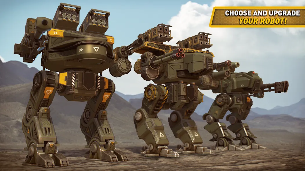 Мод World Of Robots — Неограниченные ресурсы и улучшения, скачать APK — скриншот 1 Мод World Of Robots — Неограниченные ресурсы и улучшения, скачать APK — скриншот 1
