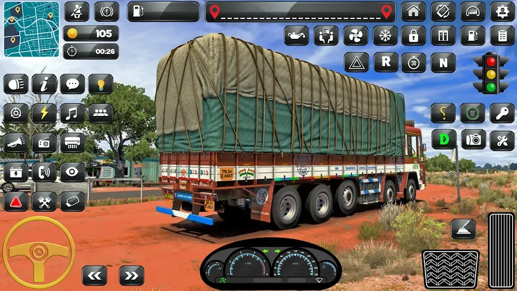 Скачать Indian Truck Driver Simulator последней версии — Безлимитные деньги и все грузовики открыты — скриншот 2 Скачать Indian Truck Driver Simulator последней версии — Безлимитные деньги и все грузовики открыты — скриншот 2