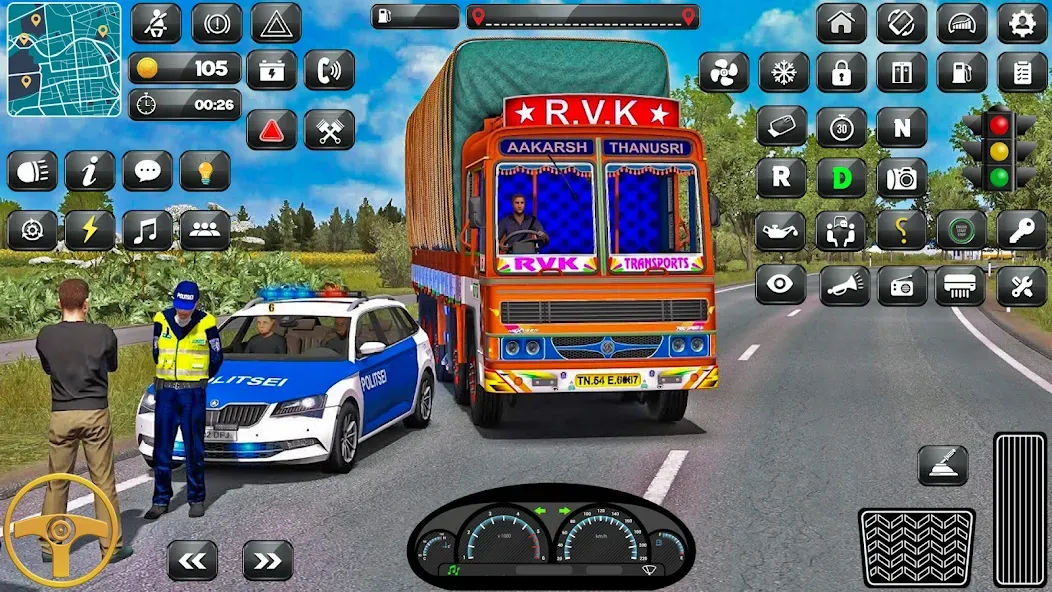 Скачать Indian Truck Driver Simulator последней версии — Безлимитные деньги и все грузовики открыты — скриншот 5 Скачать Indian Truck Driver Simulator последней версии — Безлимитные деньги и все грузовики открыты — скриншот 5