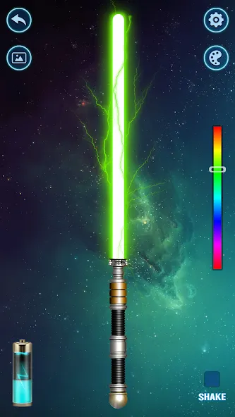 Lightsaber Gun Simulator бесплатно на Андроид — мод: Разблокировано всё и без рекламы — скриншот 3