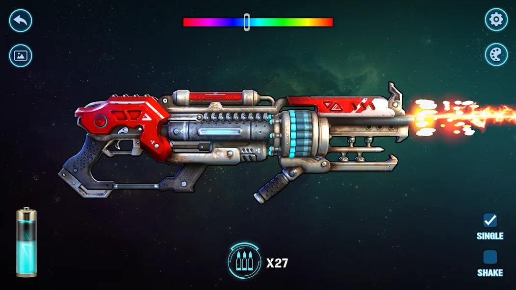 Lightsaber Gun Simulator бесплатно на Андроид — мод: Разблокировано всё и без рекламы — скриншот 5