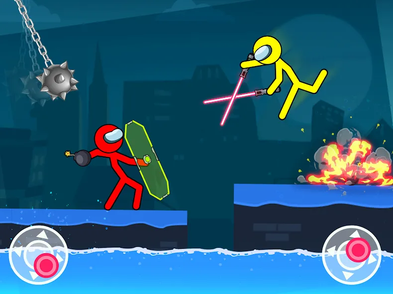 Stick-man Fighting Games взлом APK — Безлимитные деньги и урон — скриншот 1 Stick-man Fighting Games взлом APK — Безлимитные деньги и урон — скриншот 1