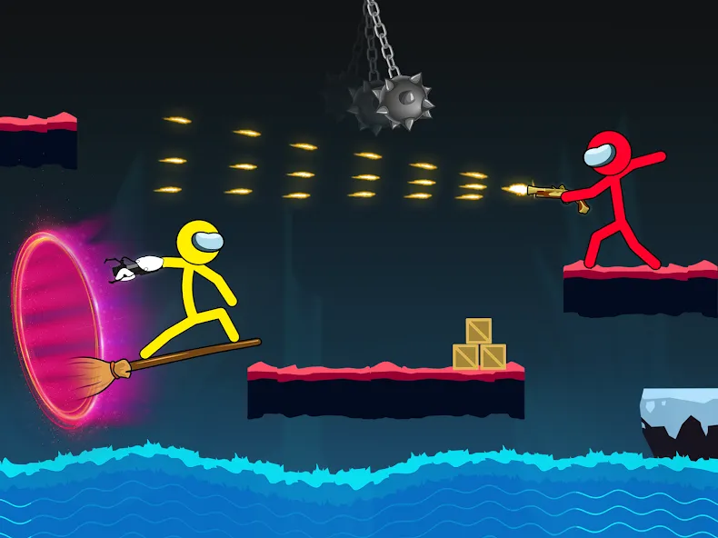 Stick-man Fighting Games взлом APK — Безлимитные деньги и урон — скриншот 2 Stick-man Fighting Games взлом APK — Безлимитные деньги и урон — скриншот 2