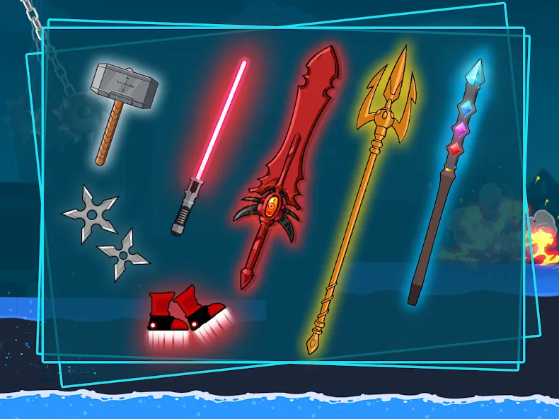 Stick-man Fighting Games взлом APK — Безлимитные деньги и урон — скриншот 3 Stick-man Fighting Games взлом APK — Безлимитные деньги и урон — скриншот 3