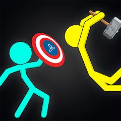 Stick-man Fighting Games взлом APK — Безлимитные деньги и урон