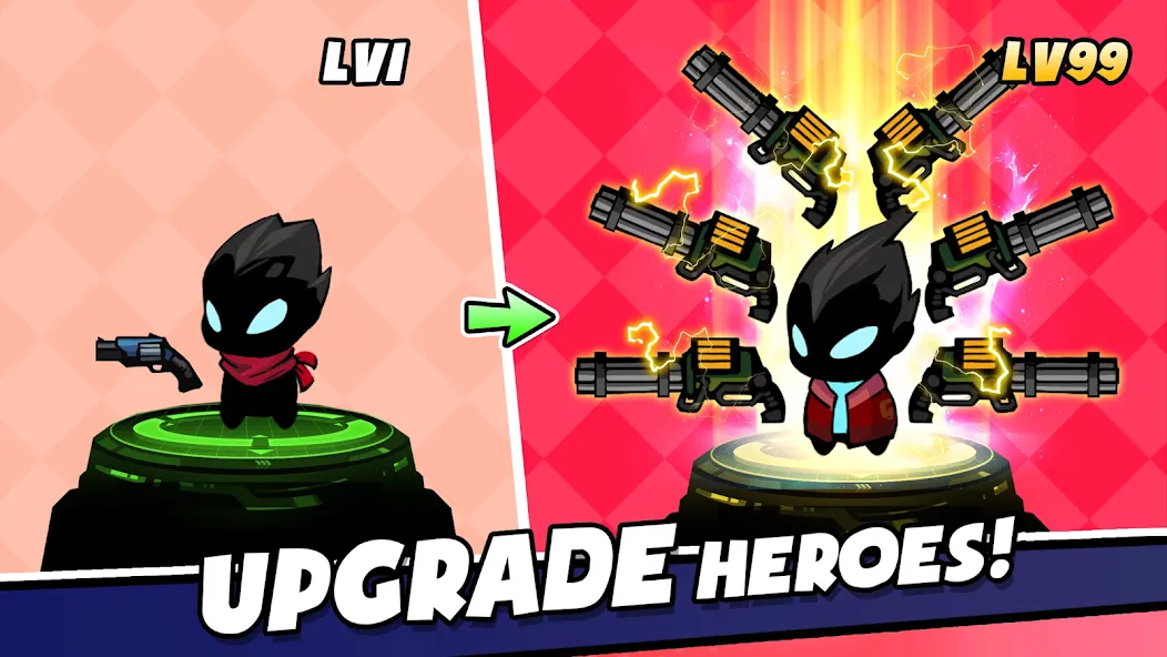 Shadow Survivor: Shooting Game взломанный APK — Много денег и патронов — скриншот 2 Shadow Survivor: Shooting Game взломанный APK — Много денег и патронов — скриншот 2