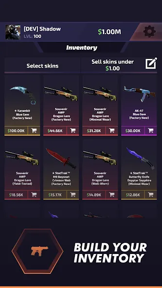 Скачать Case Battle: Skins Simulator — Безлимитные монеты и все скины — скриншот 2 Скачать Case Battle: Skins Simulator — Безлимитные монеты и все скины — скриншот 2