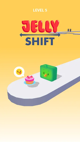 Скачать Jelly Shift - Obstacle Course на Андроид с модом — Безлимитные монеты и все уровни — скриншот 1
