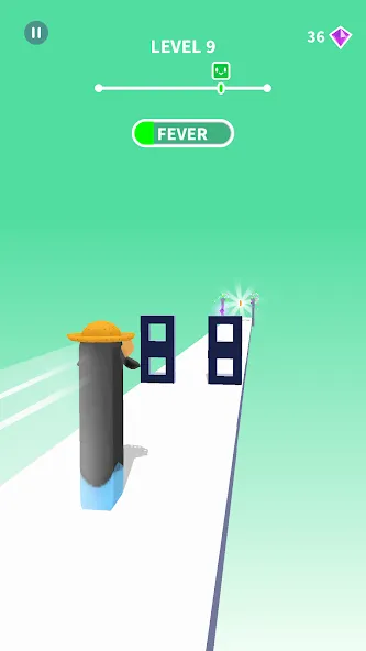Скачать Jelly Shift - Obstacle Course на Андроид с модом — Безлимитные монеты и все уровни — скриншот 4