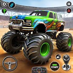 Скачать 4x4 Monster Truck Racing Games мод — Безлимитные деньги и все машины