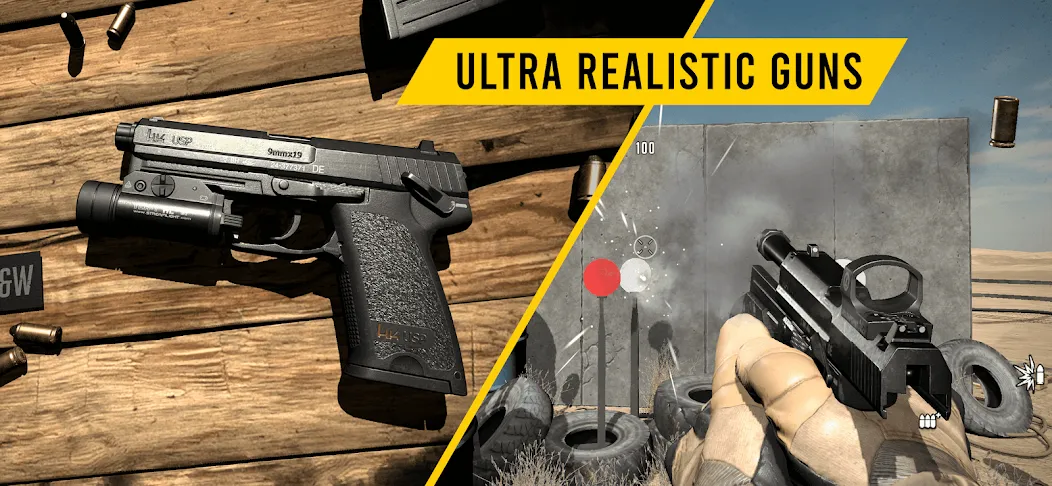 Скачать GUNSIM - 3D FPS Shooting Guns — Безлимитные деньги и все оружие — скриншот 1 Скачать GUNSIM - 3D FPS Shooting Guns — Безлимитные деньги и все оружие — скриншот 1
