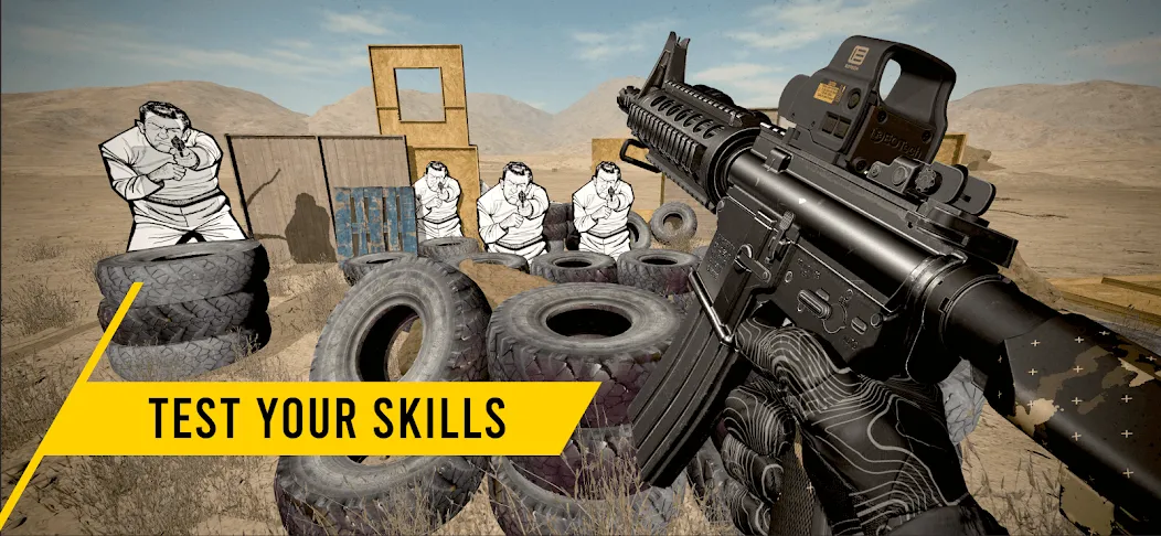 Скачать GUNSIM - 3D FPS Shooting Guns — Безлимитные деньги и все оружие — скриншот 2 Скачать GUNSIM - 3D FPS Shooting Guns — Безлимитные деньги и все оружие — скриншот 2