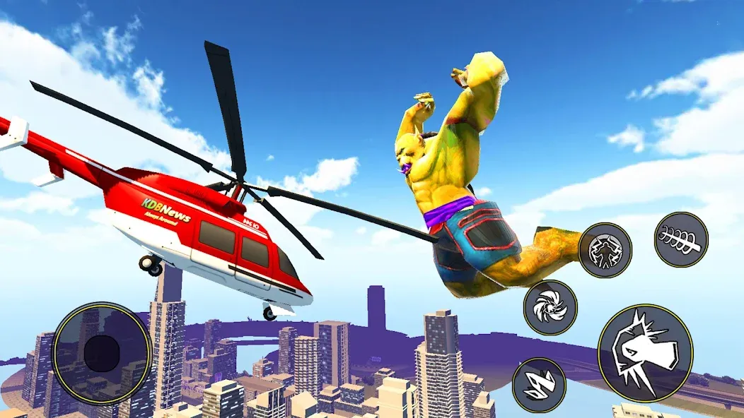Мод Super City Hero:superhero Game — Безлимитные деньги и суперсилы, скачать APK — скриншот 1 Мод Super City Hero:superhero Game — Безлимитные деньги и суперсилы, скачать APK — скриншот 1