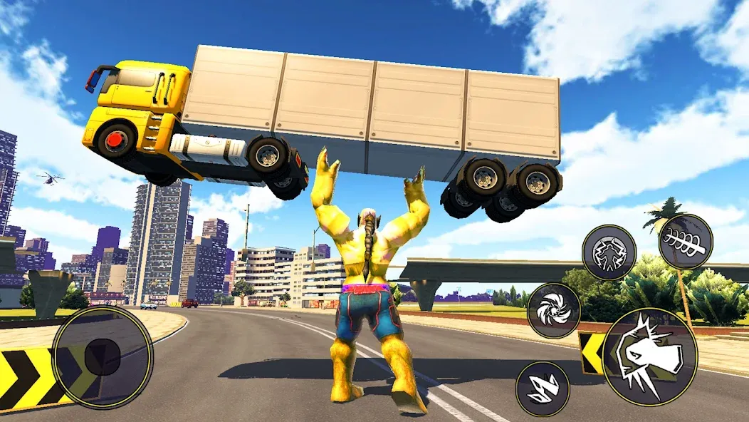 Мод Super City Hero:superhero Game — Безлимитные деньги и суперсилы, скачать APK — скриншот 2 Мод Super City Hero:superhero Game — Безлимитные деньги и суперсилы, скачать APK — скриншот 2