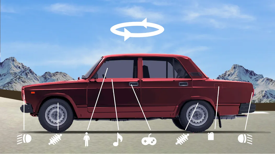 Скачать Drive Classic VAZ 2107 Parking Mod APK — Безлимитные деньги и топливо — скриншот 2 Скачать Drive Classic VAZ 2107 Parking Mod APK — Безлимитные деньги и топливо — скриншот 2