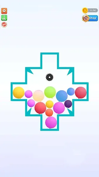 Мод Bounce and pop - Puff Balloon — Безлимитные монеты и жизни, скачать APK — скриншот 1 Мод Bounce and pop - Puff Balloon — Безлимитные монеты и жизни, скачать APK — скриншот 1