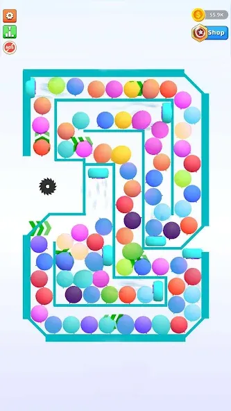 Мод Bounce and pop - Puff Balloon — Безлимитные монеты и жизни, скачать APK — скриншот 3 Мод Bounce and pop - Puff Balloon — Безлимитные монеты и жизни, скачать APK — скриншот 3